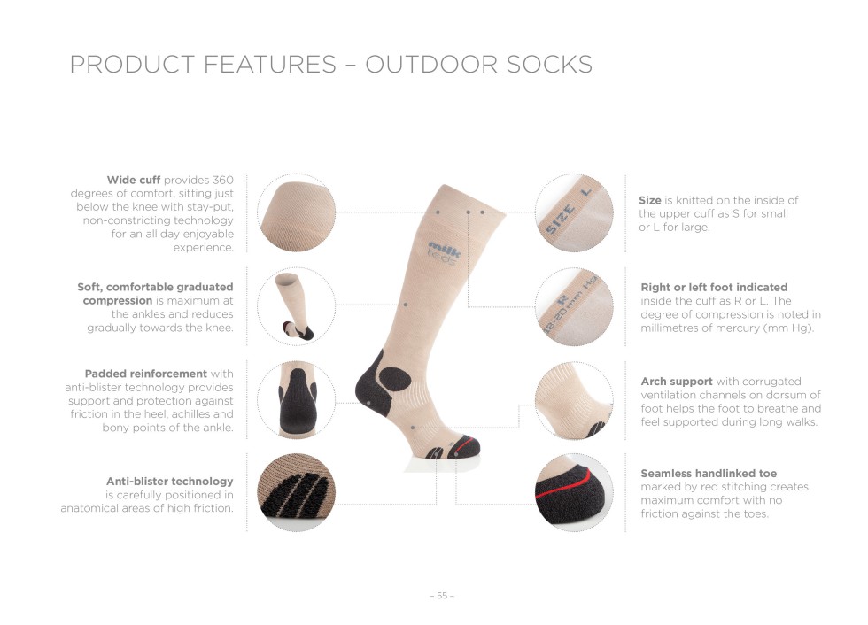 Outdoor features outdoor socks